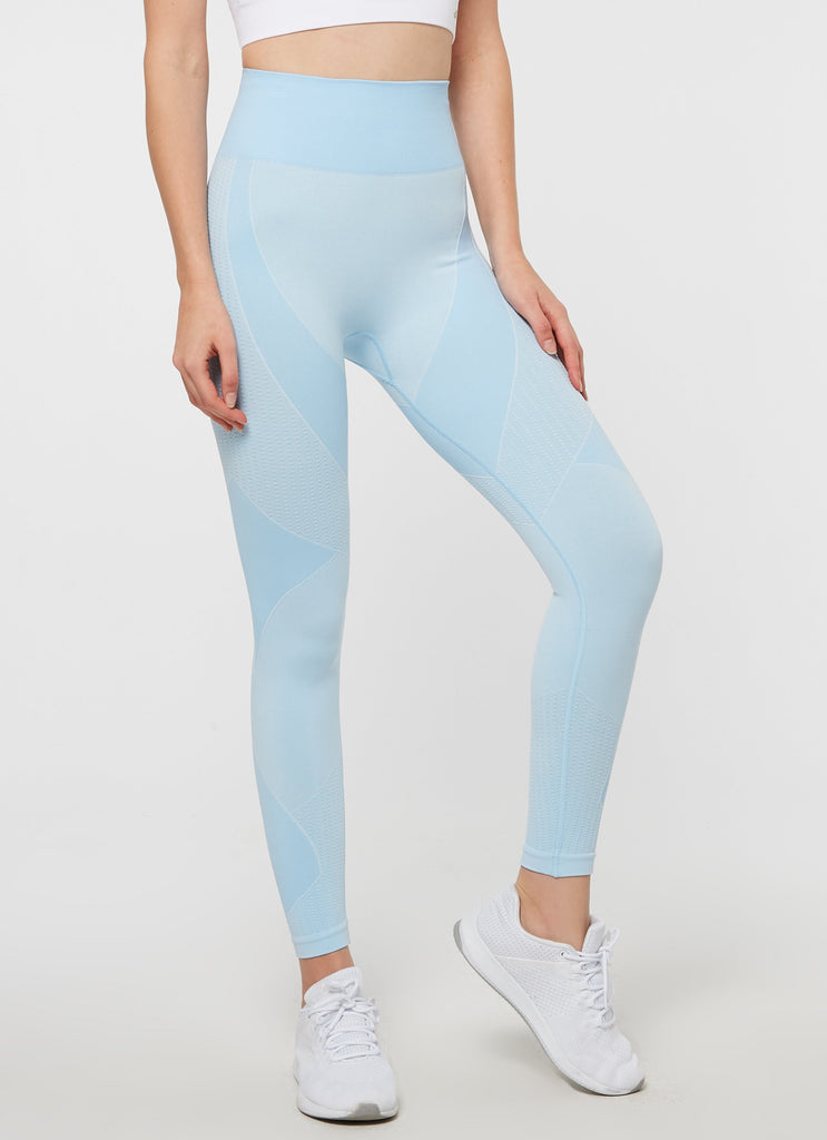 Light blue high waisted cheap leggings