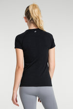 The Best Women's Gym Wear - Jerf Pasto Black T-Shirt - Jerf Sport UK