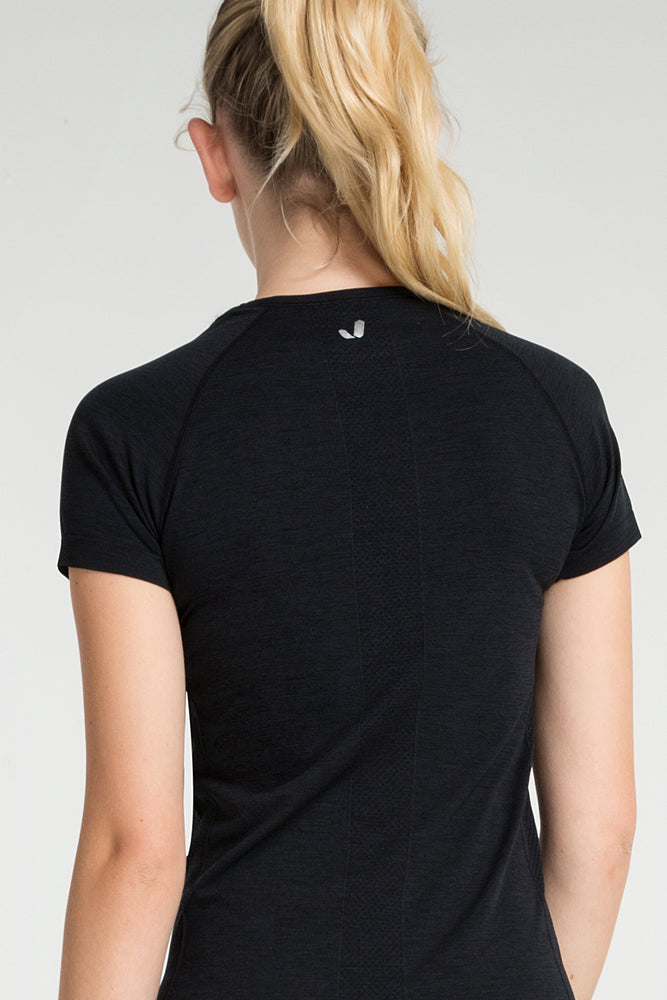 The Best Women's Gym Wear - Jerf Pasto Black T-Shirt - Jerf Sport UK