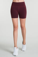 The Best Women's Gym Wear - Jerf Aruba Burgundy Shorts - Jerf Sport UK
