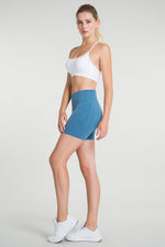 The Best Women's Gym Wear - Jerf Aruba Blue Shorts - Jerf Sport UK