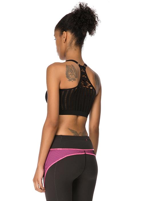 The Best Women's Gym Wear - Jerf Huella Black Sports Bra - Jerf Sport UK