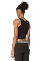 The Best Women's Gym Wear - Jerf Linden Black Crop Top - Jerf Sport UK