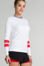 The Best Women's Gym Wear - Jerf Lutsen White Sweatshirt - Jerf Sport UK
