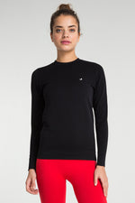 The Best Women's Gym Wear - Jerf Lutsen Black Sweatshirt - Jerf Sport UK