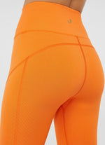 The Best Women's Gym Wear - Jerf Pine Orange Leggings - Jerf Sport UK