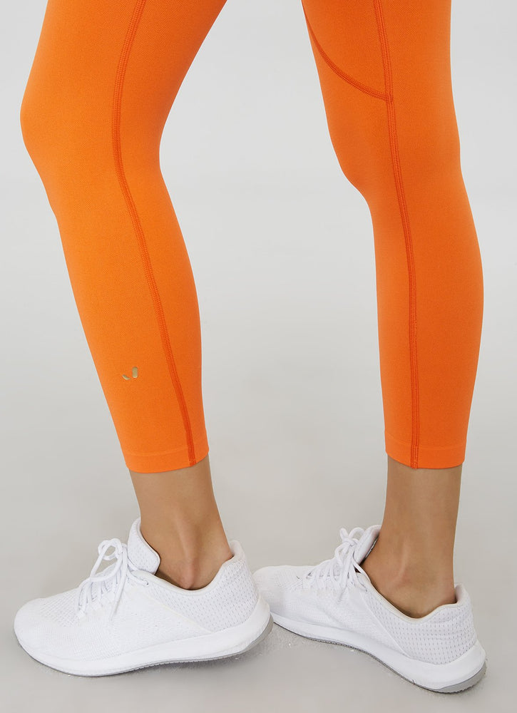The Best Women's Gym Wear - Jerf Pine Orange Leggings - Jerf Sport UK