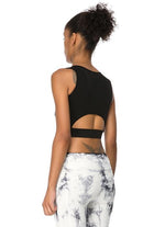 The Best Women's Gym Wear - Jerf Utiva Black Crop Top - Jerf Sport UK